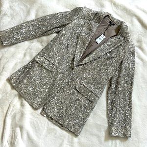 Womens Express Glitter Blazer size medium new with tags